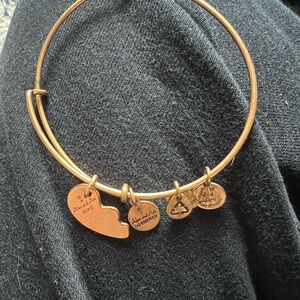 Alex and Ani Gold Charm Bracelet